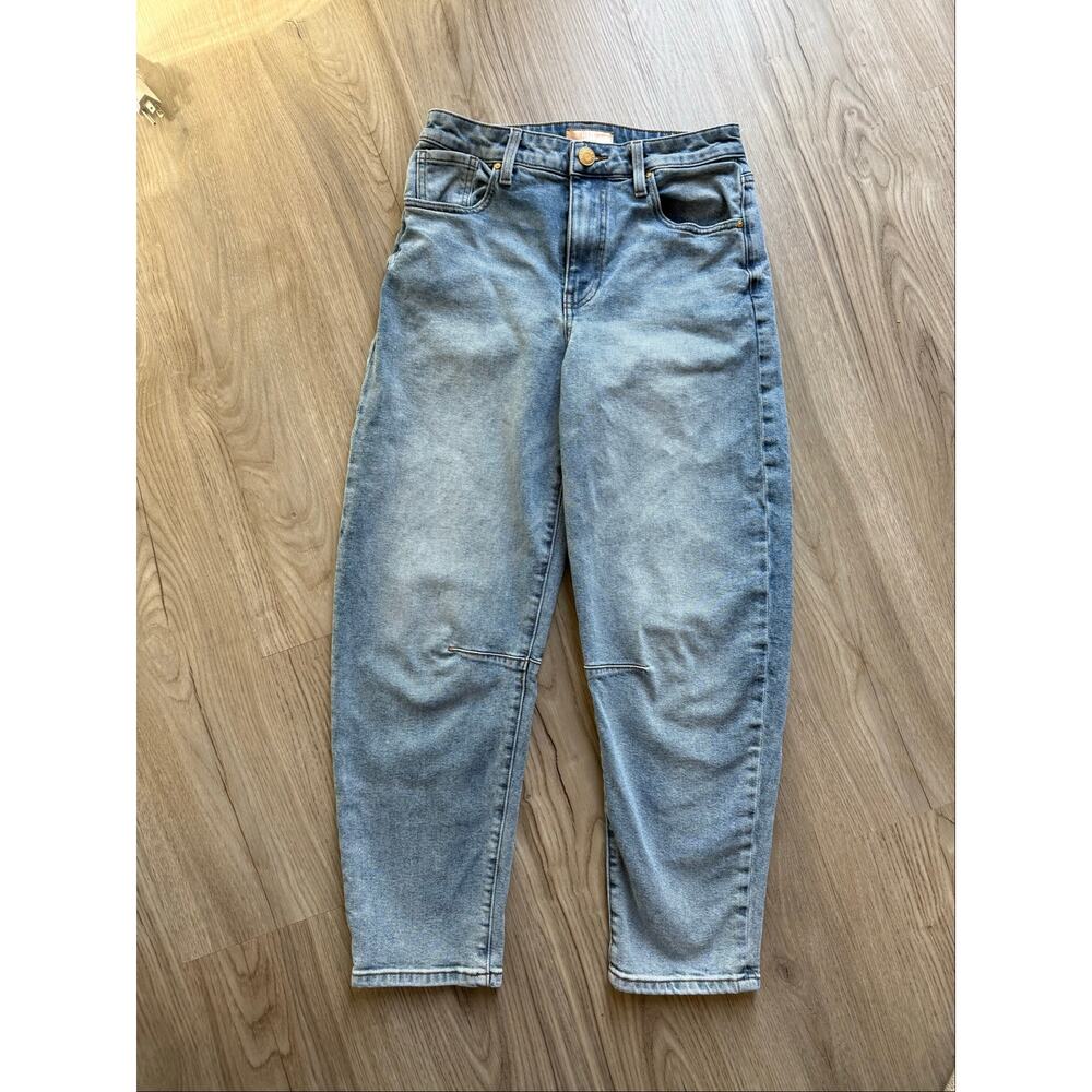 Kut from the Kloth Ashley High Rise Slouchy Barrel Jeans Light Wash Size 00